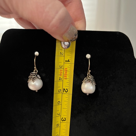 Beautiful Necklace and Earring Set, 🌹 roses. Unsure metal type - Picture 5 of 6